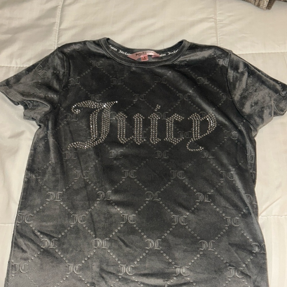 JUICY COUTURE grey short sleeve S